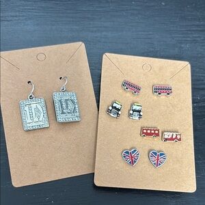 One Direction and London Kids Earrings Set